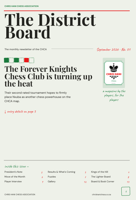 The District Board September 2026 cover